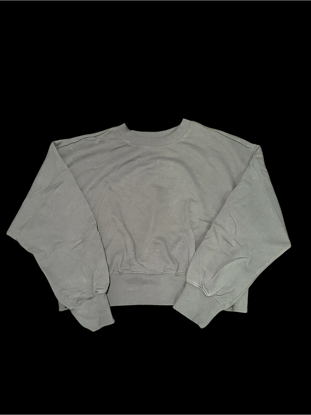 Classic Women's Crewneck Sweater in Sage green